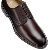 John White Mens Brown Woodcote Derby Shoes